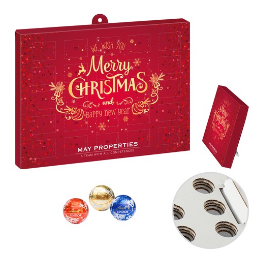 [110782010] Lindor Praliné Adventskalender - Papier