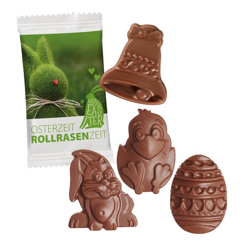 [110790300] Paas Chocolade Vormen in Papier Flowpack