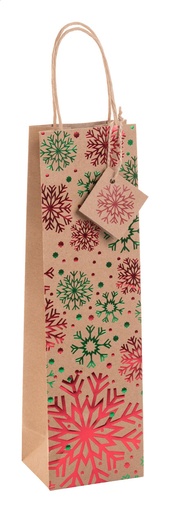 [AP808772] Kerstcadeauzakje, wijn - Pekkola W