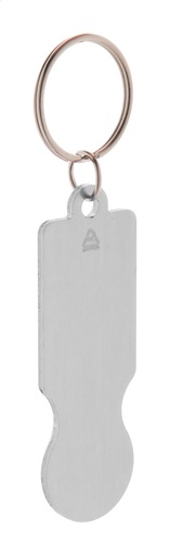 winkelwagenmunt sleutelhanger - RaluCart