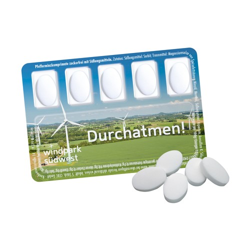 [110770101] Smartcard met suikervrije pepermuntpastilles