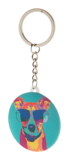 [AP716722] RPET - sleutelhanger met speld - KeyBadge RPET Mini