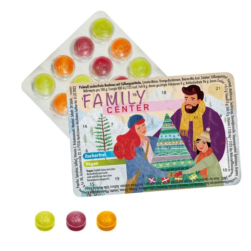 [110784001] s Werelds Kleinste (Advents) Kalender met Pulmoll Pastilles