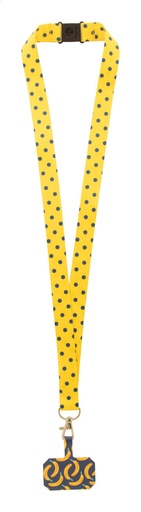 [AP716734] custom made lanyard met mobiele telefoonhouder en RPET - sleutelkoord - Subyard Mobile Safe