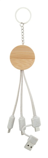 [AP864040] sleutelhanger met USB - oplaadkabel - Mugory