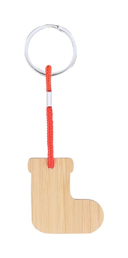 [AP735453-D] Kerstsleutelhanger, kerstsok