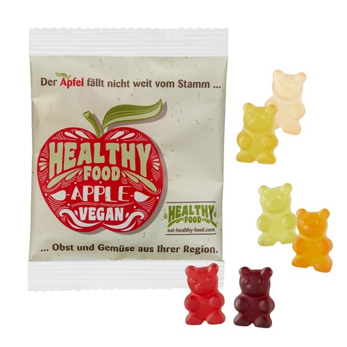 [110711121] Vegan XXL-Bears in een composteerbare zak