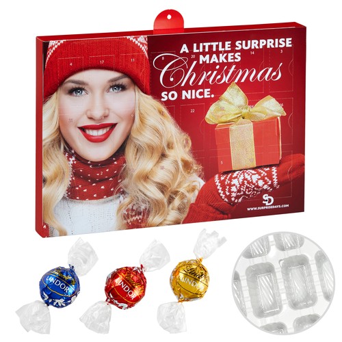[110781504] Premium Gift Adventskalender met Lindt Lindor Truffels Mix