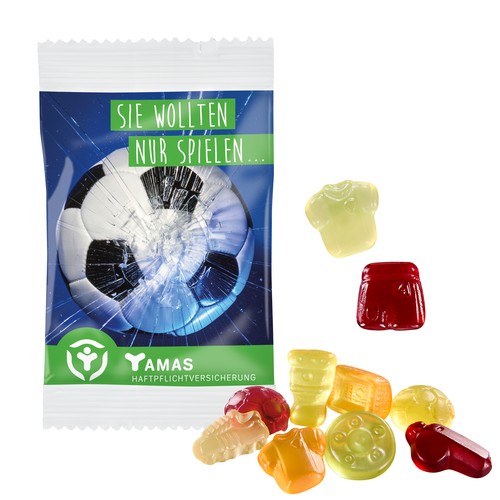 [110710101] Fruit Gum STANDARD 15 g in een composteerbare zak