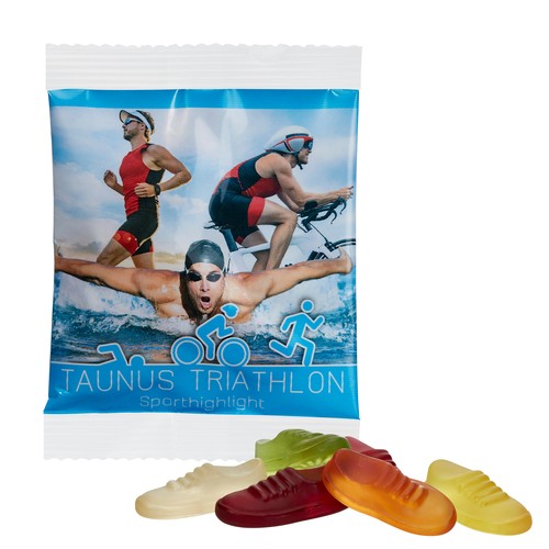 [110711123] Vegan Jogger Fruit Gums in een composteerbare zak