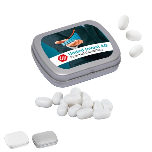[110760501] MINI blik met scharnierend deksel met tic tac