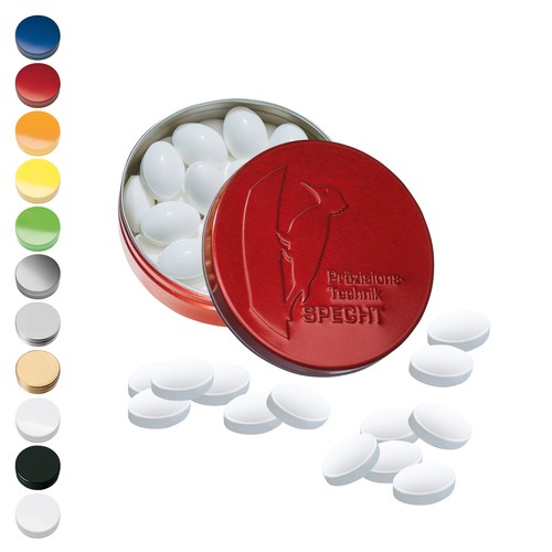 [110763504] XS Pocket Tin met reliëfdeksel met Cool Ice, 18g