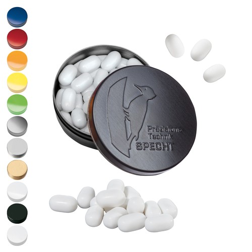 [110763502] XS Pocket Tin met reliëfdeksel met tic tac, 18g