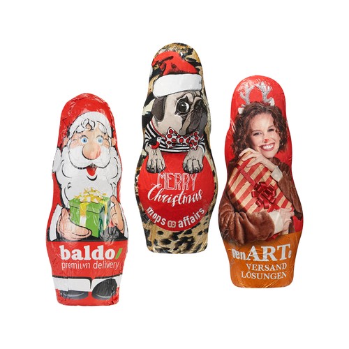 [110785100] MIDI Chocolade Kerstman