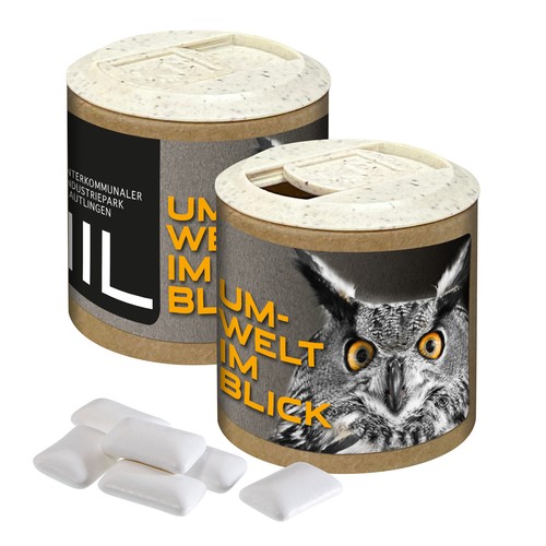 [110765002] Papieren promotieblik met kauwgom Kauwgom, 84g