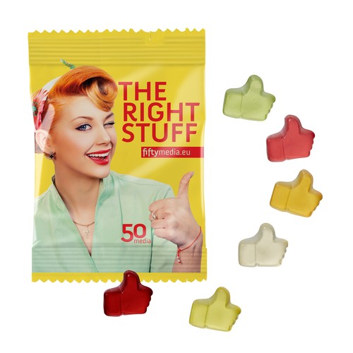 [110710000] Fruit Gum STANDARD 10 g in een standaardzak