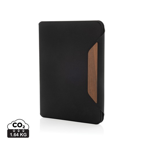 [P774.6401] Teri AWARE™ RPET en walnoot A5-portfolio
