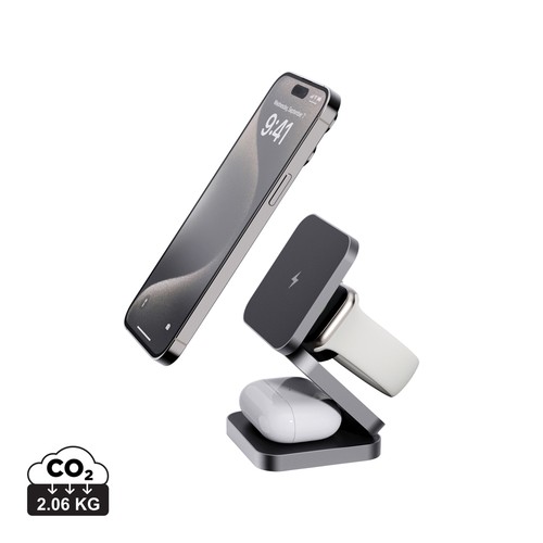 [P308.6402] Terra RCS gerecycled aluminium opvouwbare 3 in 1 15W oplader