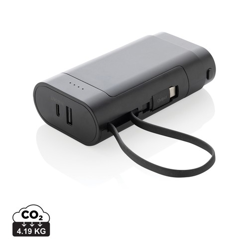[P322.5401] CycleCell 10.000 mAh powerbank met verwijderbare batterij