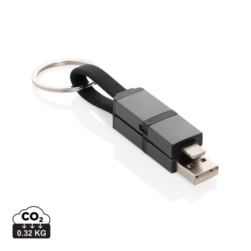 [P302.7602] Terra gerecycled aluminium 4 in 1 60W snellaadkabel