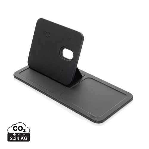 [P309.0401] Swiss Peak 3-in-1 RCS gerecycled PU draadloze oplader