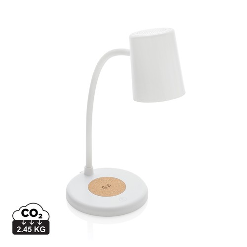 [P514.0303] Zenara RCS 15W draadloze bureaulamp van gerecycled plastic