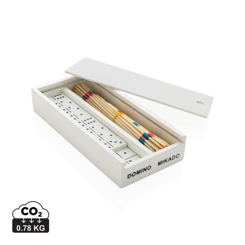 [P940.153] Deluxe mikado/domino in houten doos