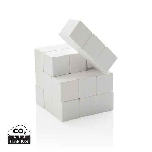 [P940.113] Houten breinbreker met canvas zakje
