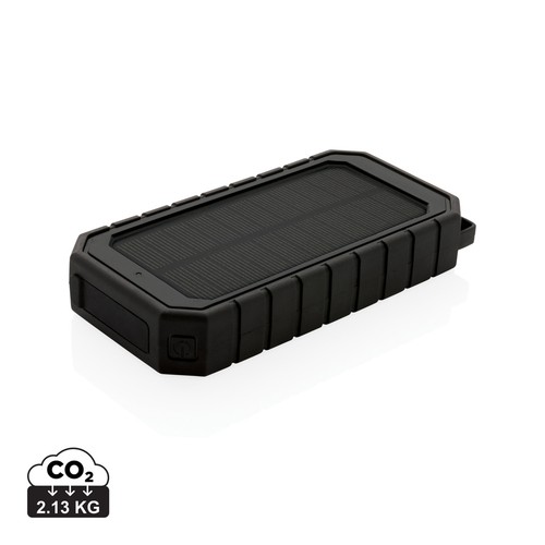 [P322.451] RCS recycled plastic solar powerbank 10W Wireless