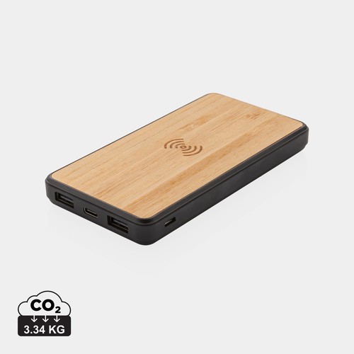 [P322.389] RCS gerecycled plastic 8.000 mAh draadloze powerbank