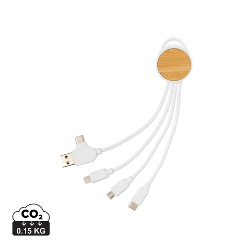 [P302.473] RCS gerecycled plastic Ontario 6-in-1 ronde kabel