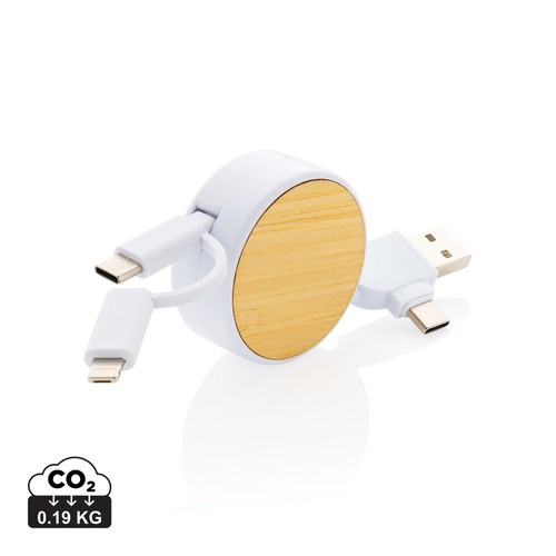 [P302.373] RCS gerecycled plastic Ontario 6-in-1 oprolbare kabel