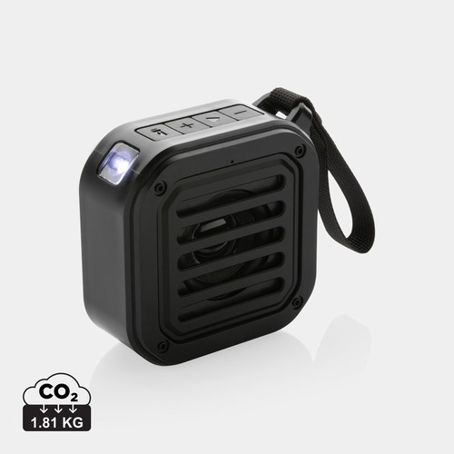 [P331.031] 3W RCS gerecycled plastic draadloze Sunwave solar speaker