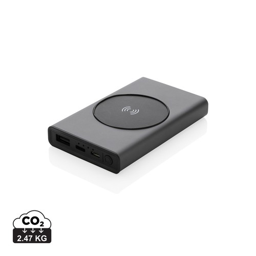 [P322.642] Terra RCS recycled aluminium 5000 mAh powerbank 5W draadloos