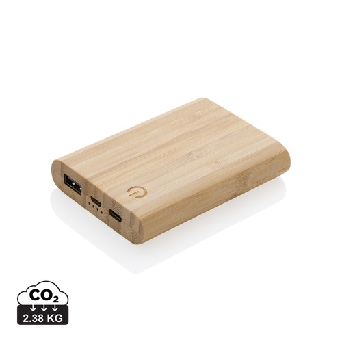 [P322.259] Bamboe 5.000 mAh powerbank