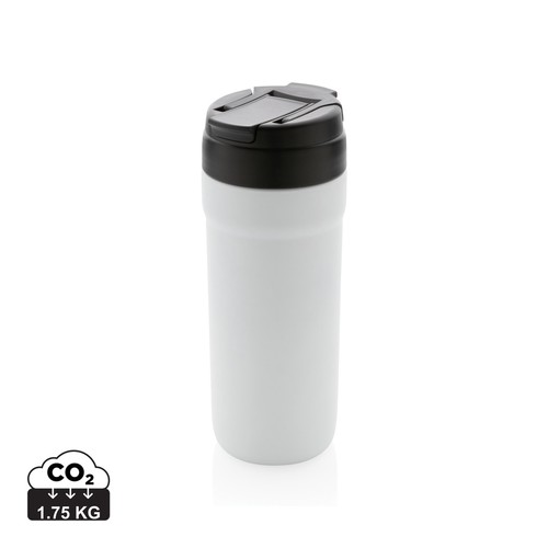 [P433.133] RCS gerecycled RVS beker met warm-koud deksel