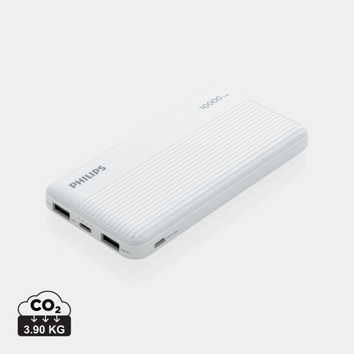 [P322.303] Philips 10.000 mAh platte powerbank