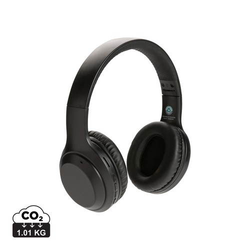 [P329.661] RCS standaard recycled plastic hoofdtelefoon