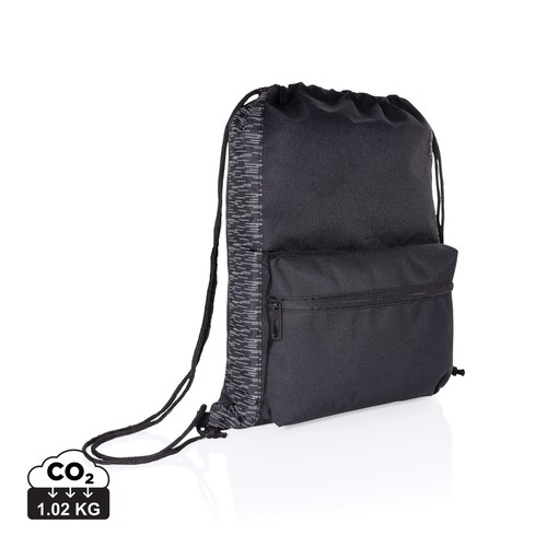 [P762.591] AWARE™ RPET Reflecterende drawstring rugzak