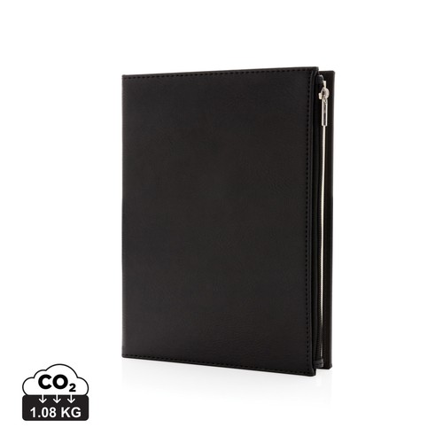 [P774.141] Swiss Peak A5 PU notitieboek met ritsvak