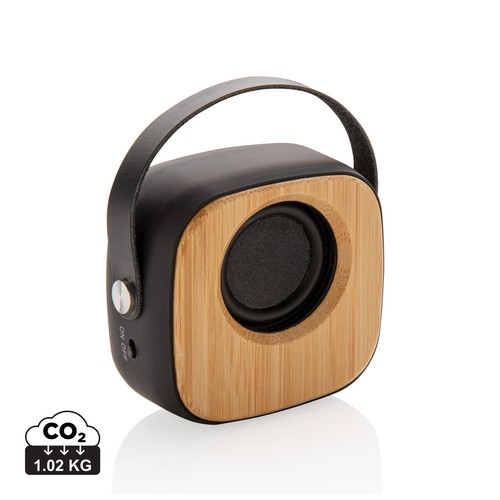 [P328.589] Bamboe 3W draadloze fashion speaker