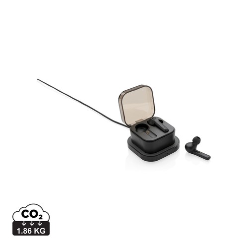 [P329.121] TWS oordoppen in oplaadcassette en draadloze oplader