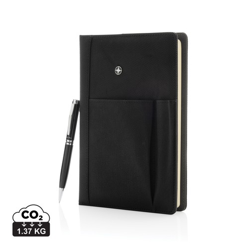 [P773.320] Hervulbaar notitieboek en pen set