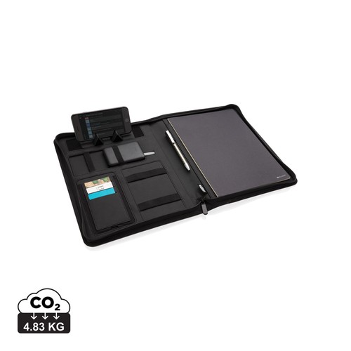 [P774.041] Air 5W rPET A4 portfolio met draadloze oplader
