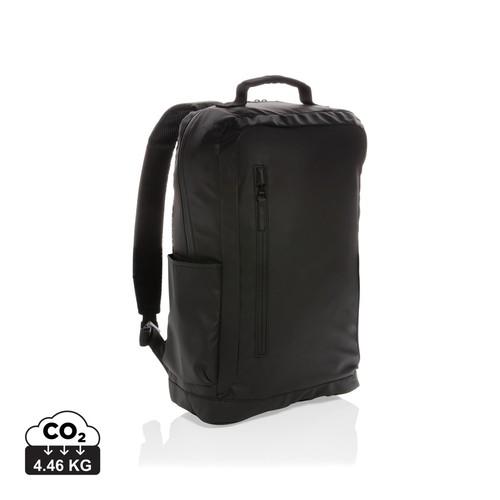 [P760.131] Fashion black PVC vrije 15.6" laptop rugtas
