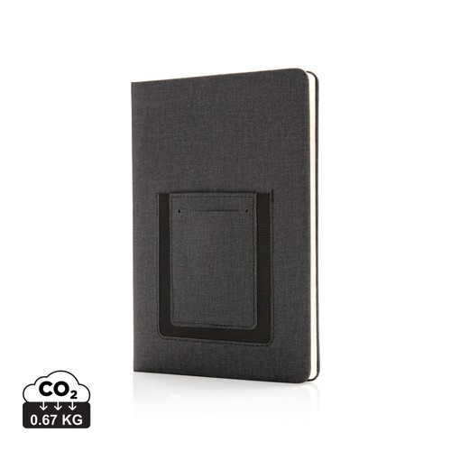 [P772.002] Luxe A5 Notitieboek met telefoonvak