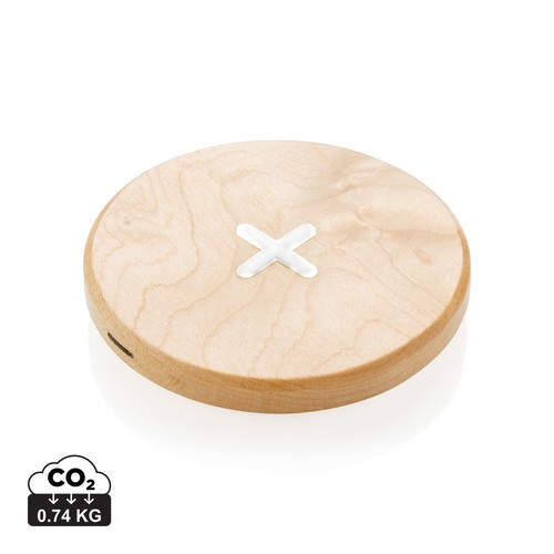 [P308.819] 5W houten draadloze oplader