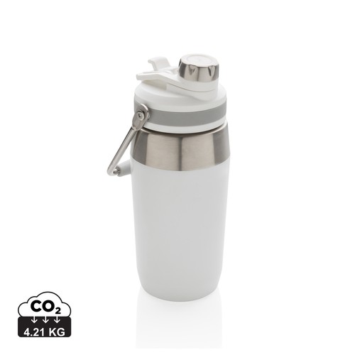 [P436.975] Vacuüm roestvrijstalen fles met duo-functie deksel 500ml