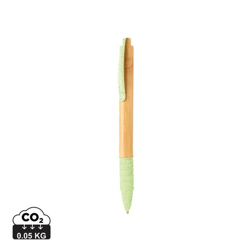 Bamboe & tarwestro pen