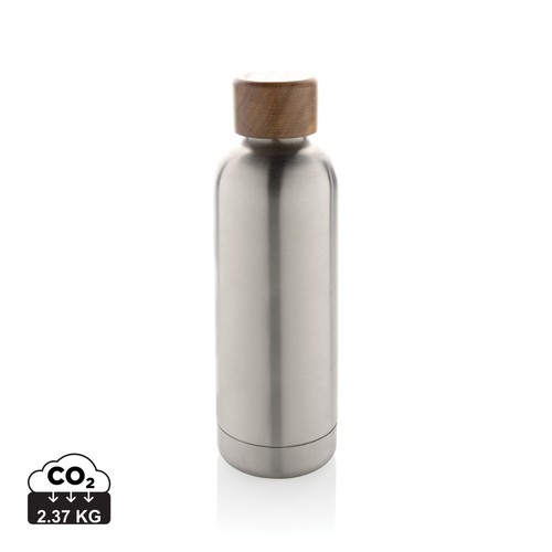 [nan] Wood RCS-gecertificeerde gerecycled rvs vacuümfles